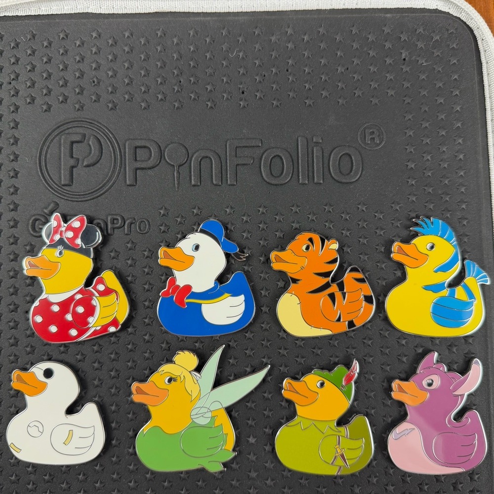 Disney Parks Ducks of Disney Mystery Pins Lot of 8 - Series 1 Complete Your Set